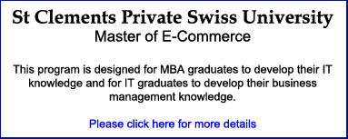 St Clements Private Swiss University - Master of Ecommerce